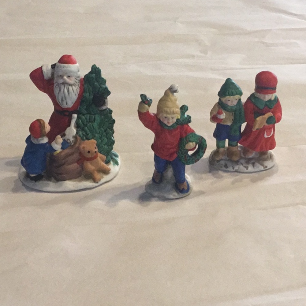 Russ Set of 3 “An Old Fashioned Christmas”Figures